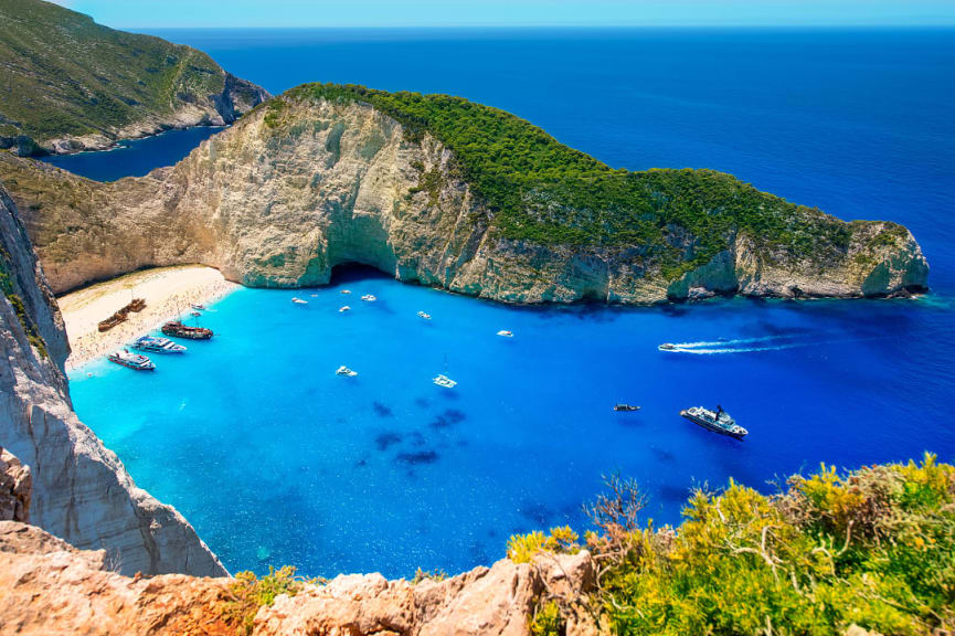 Navagio Beach, Zakynthos, Greece