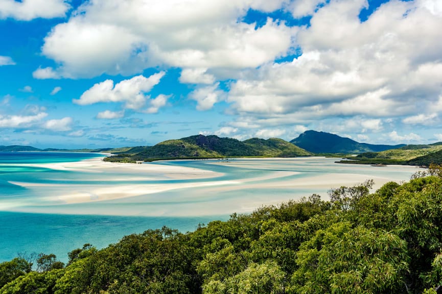 Airlie Beach of the Whitsundays in Australia