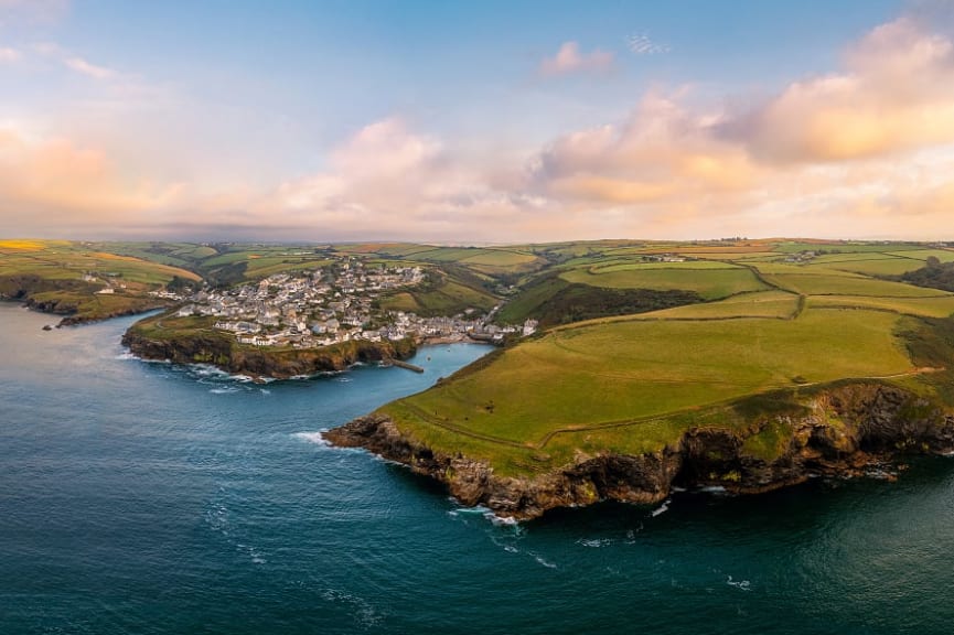 Port Isaac on the Corwnwall coast