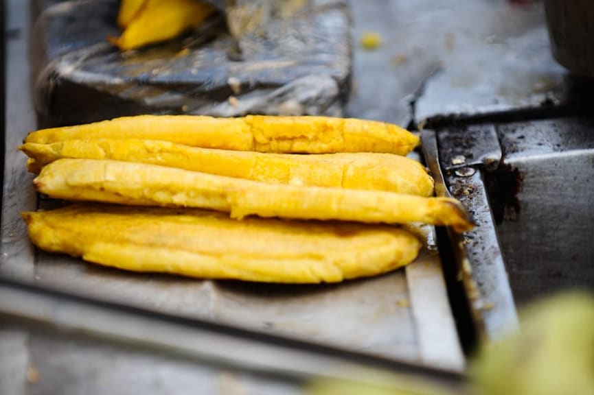 Grilled plantains