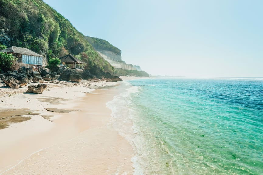 Uluwatu Beach in Bali, Indonesia