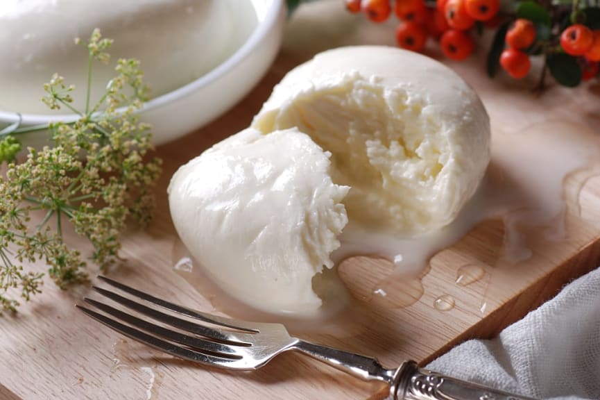 Mozzarella di Bufala in Campania cheese