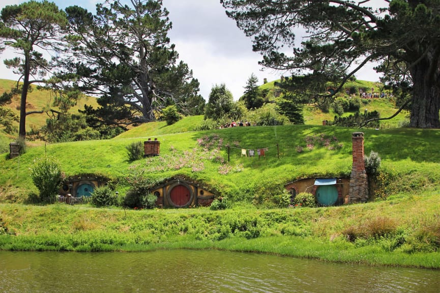 Hobbiton in Auckland, New Zealand