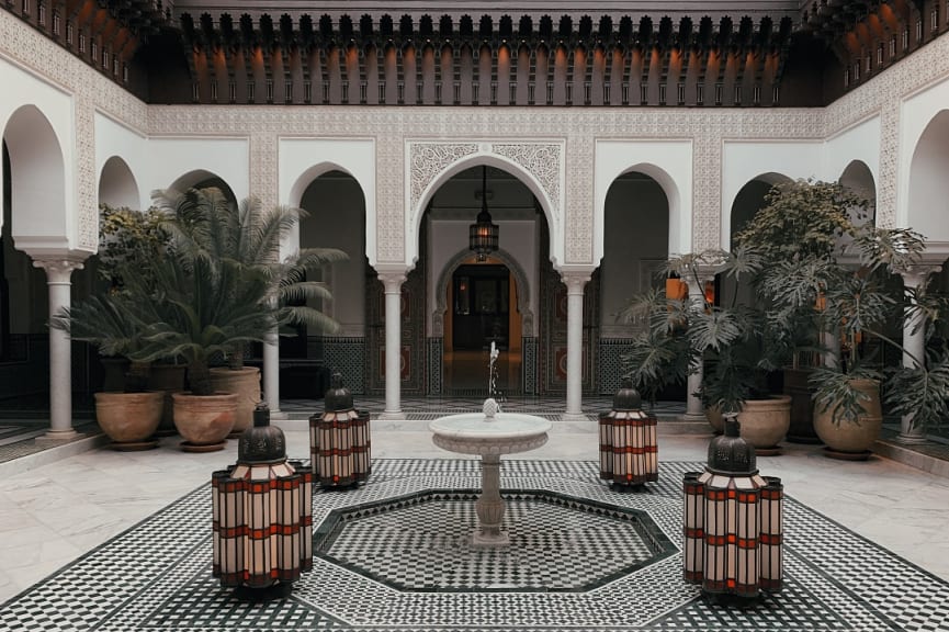 Riad in Marrakech, Morocco