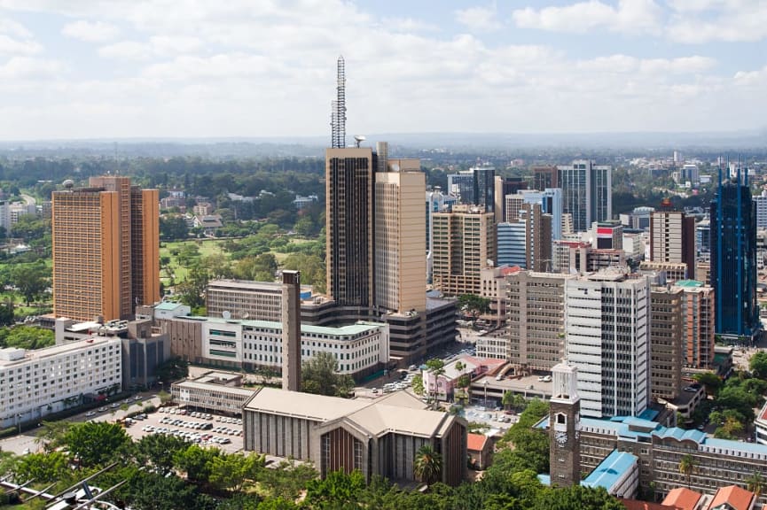 Central Financial District, Nairobi, Kenya, Africa