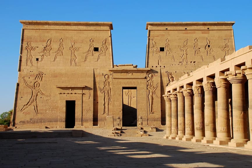 Temple of Philae in Aswan, Egypt