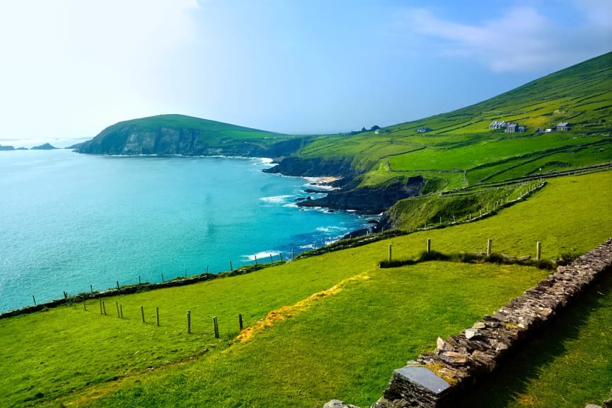 The Dingle Peninsula in Ireland 
