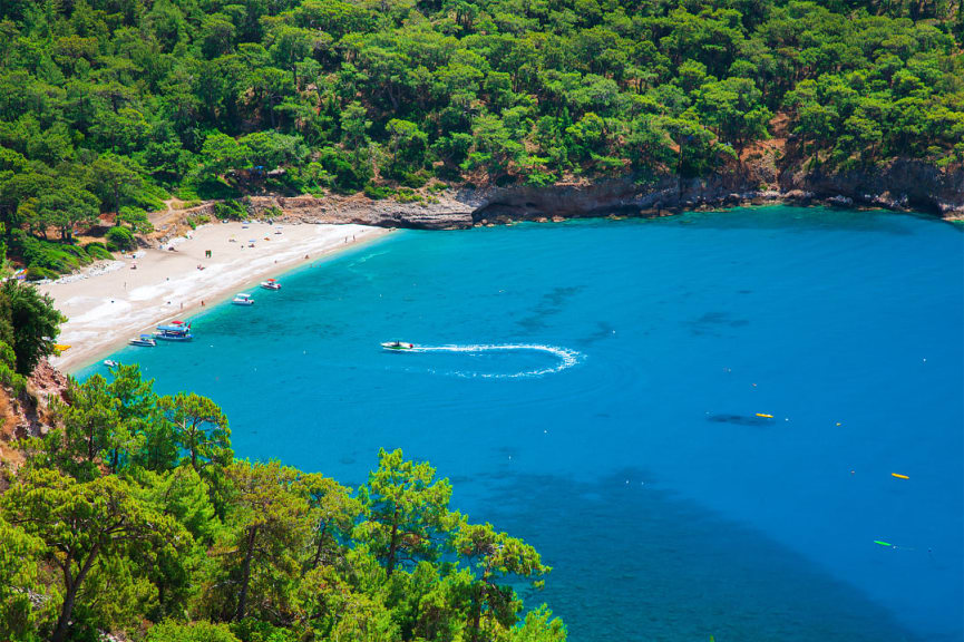 Kabak Beach in Fethiye, Turkey