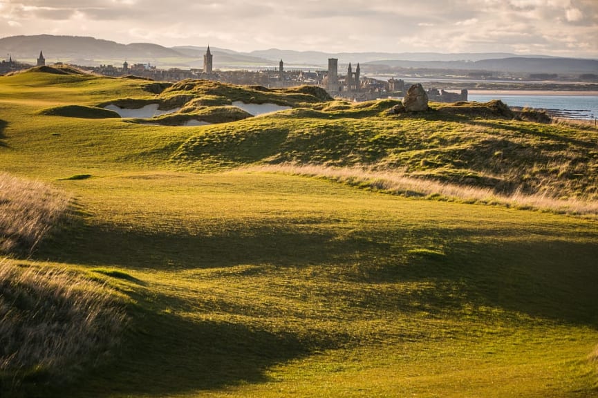 Gold course in Fife, Scotland