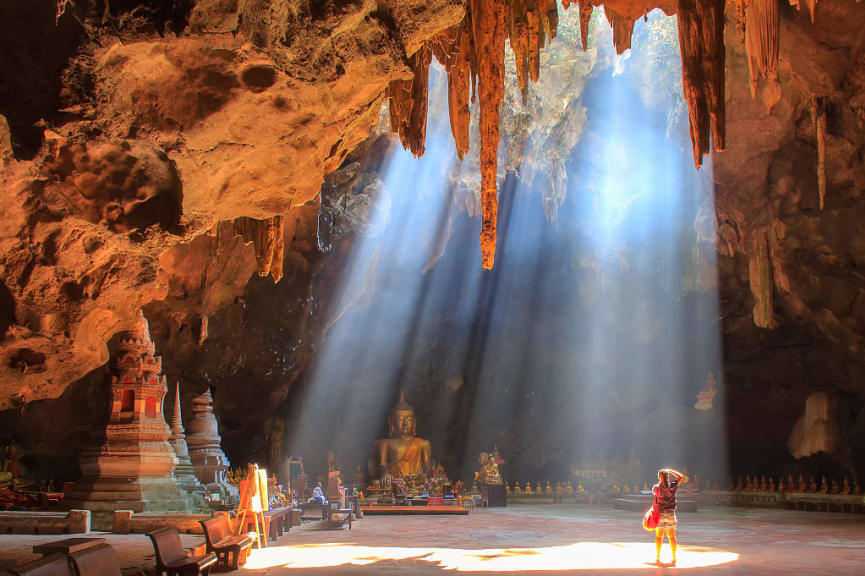 Khao Luang cave in Phetchaburi, Thailand