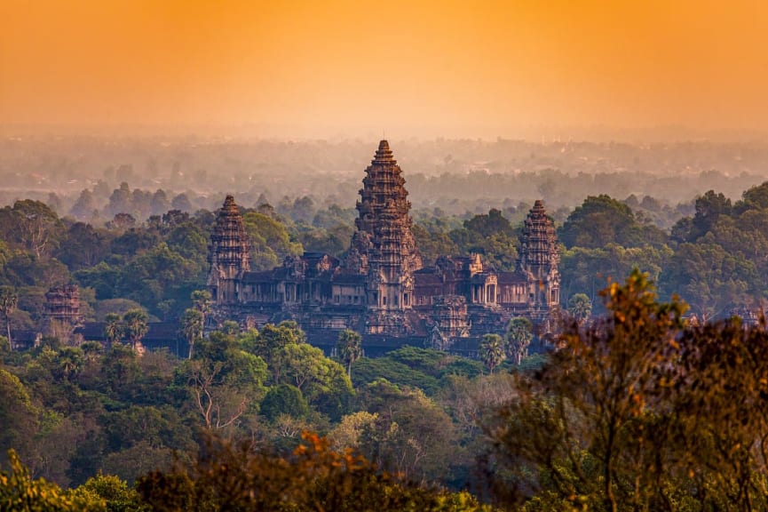 Angkor Wat in Siem Reap, Cambodia