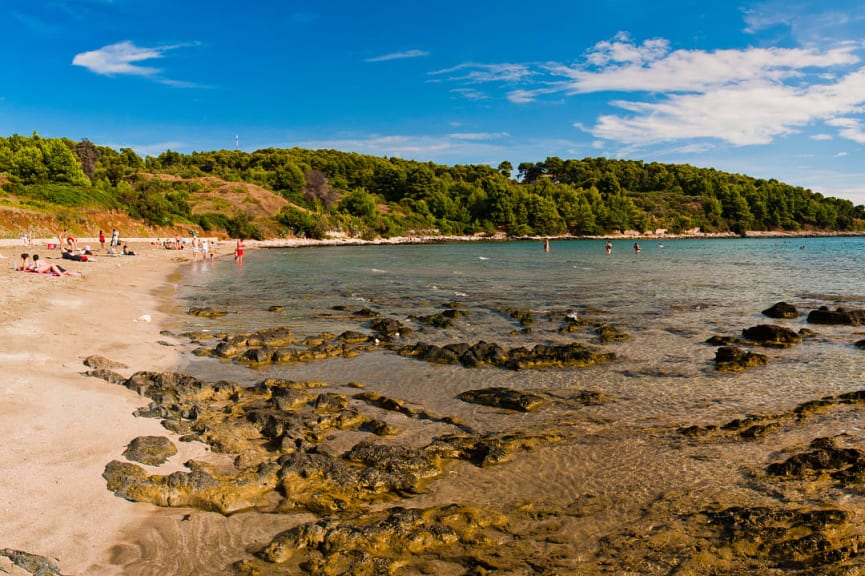 Przina Beach on Korcula Island, Croatia