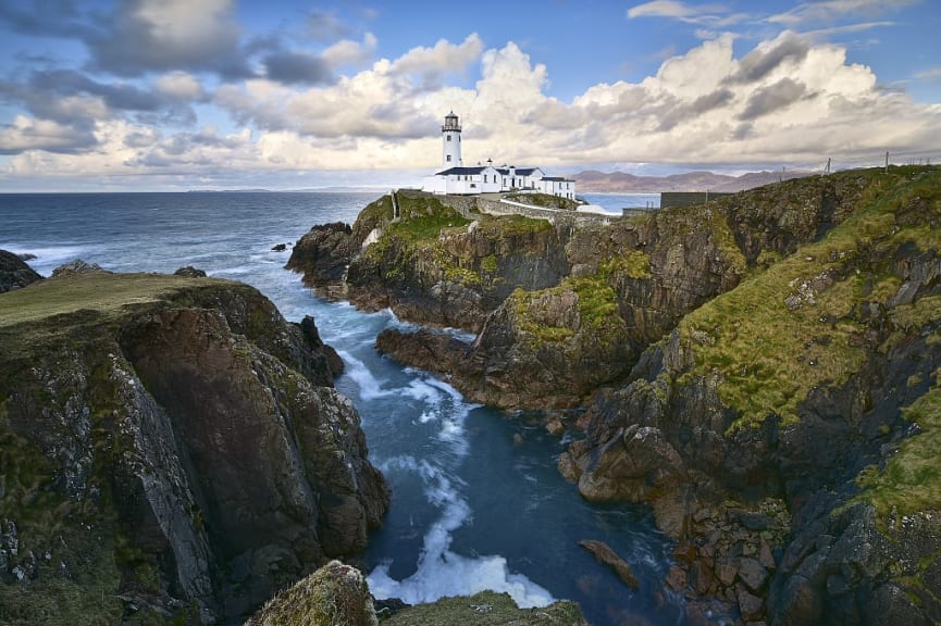 Fanad Head lighthouse in County Donegal, Ireland