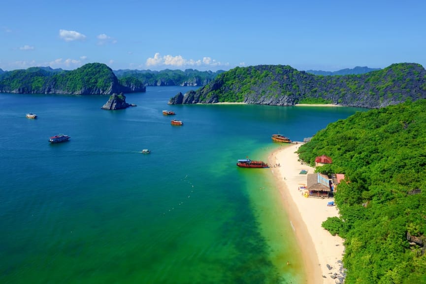 Cat Ba Island in Halong Bay, Vietnam