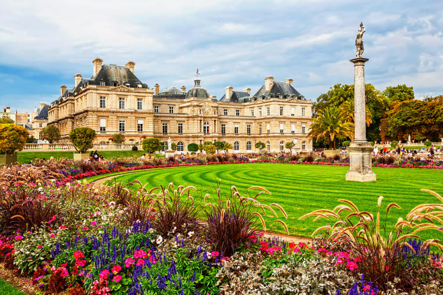 Jardin du Luxembourg and palace, Paris, France