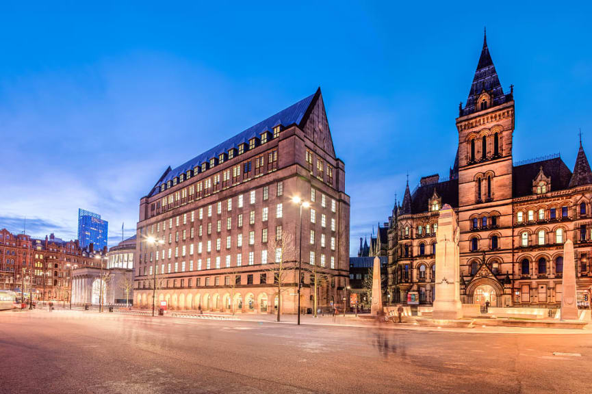 City Center in Manchester, England