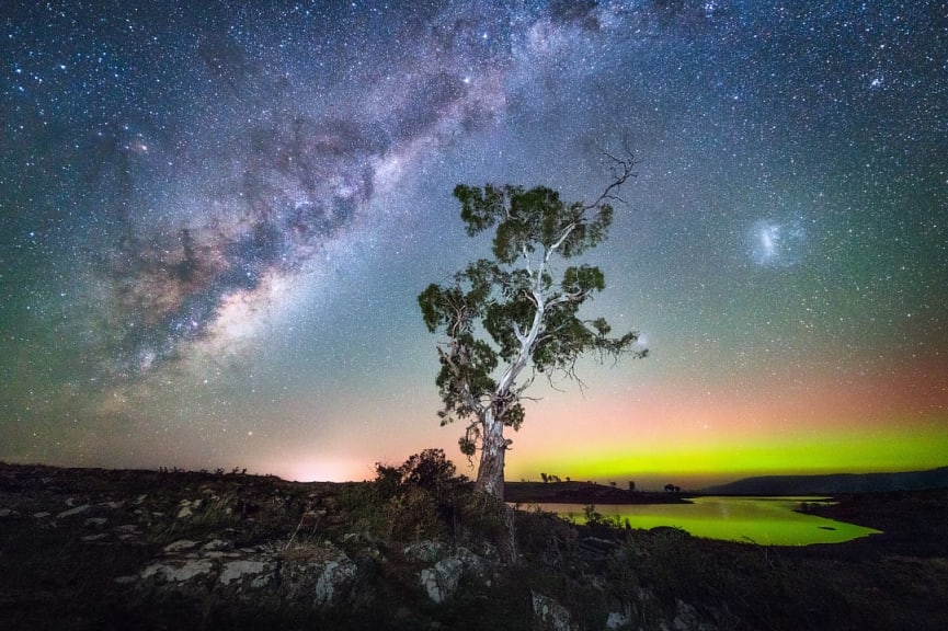 Aurora Australis in Tasmania