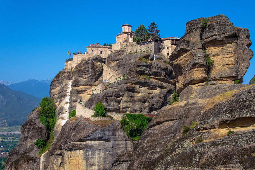 Monestary in Meteora, Greece