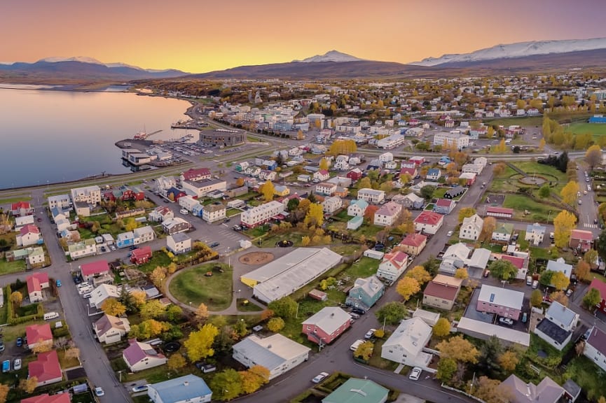 Akureyri, Iceland.  Photo © Ragnar Th. Sigurdsson, courtesy of Visit Iceland