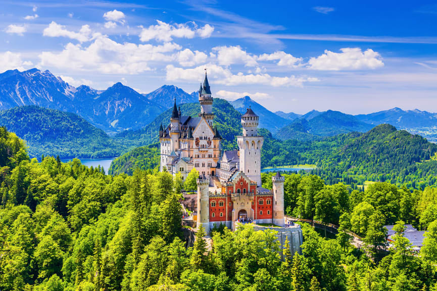 Neuschwanstein Castle in Germany