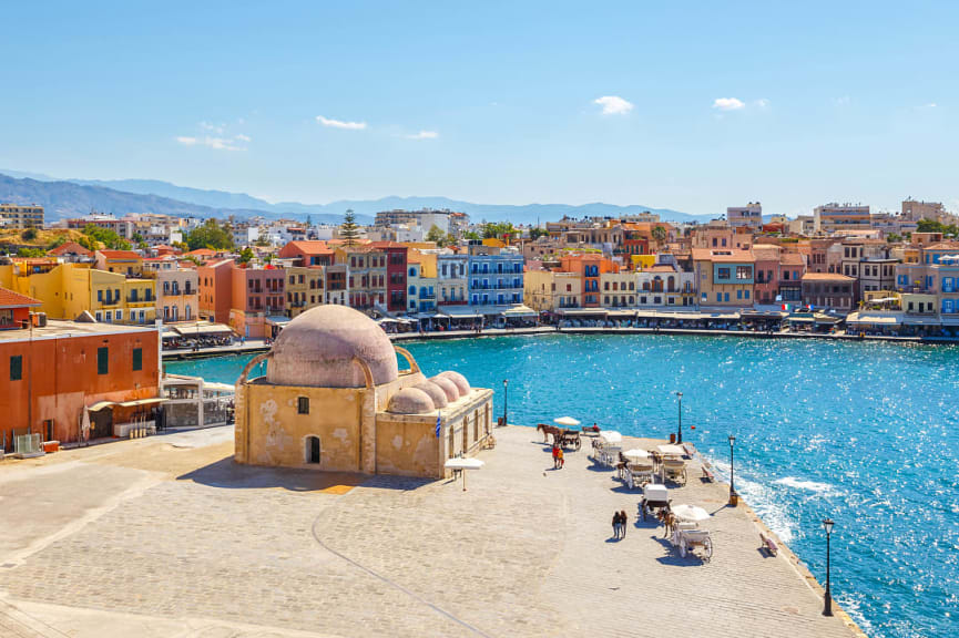 Chania on the Island of Crete in Greece