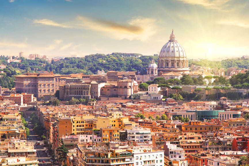 St Peter's Cathedral in Rome, Italy