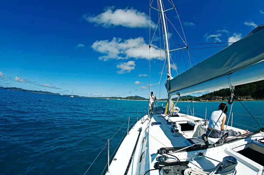 Sailing in the Whitsundays, Australia