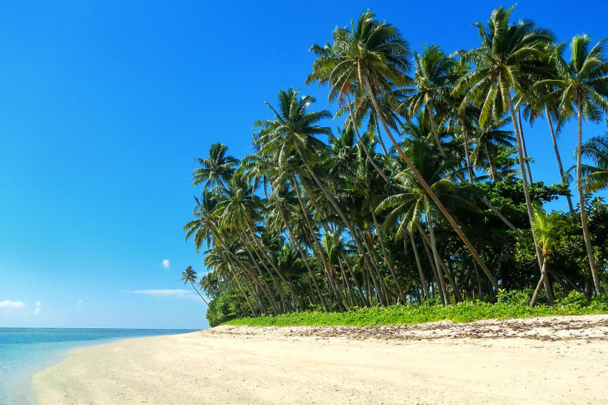 Lavena Beach on Taveuni Island, Fiji