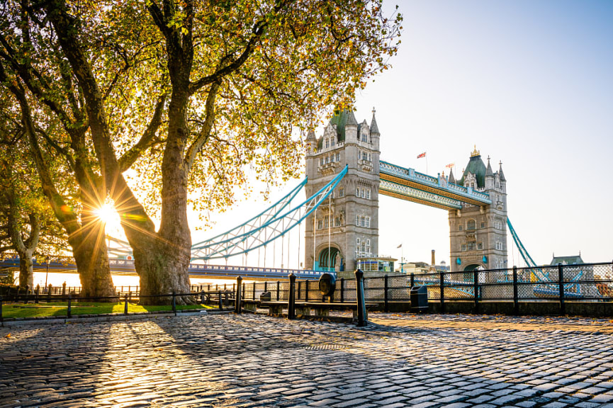 Tower Bridge in London, England