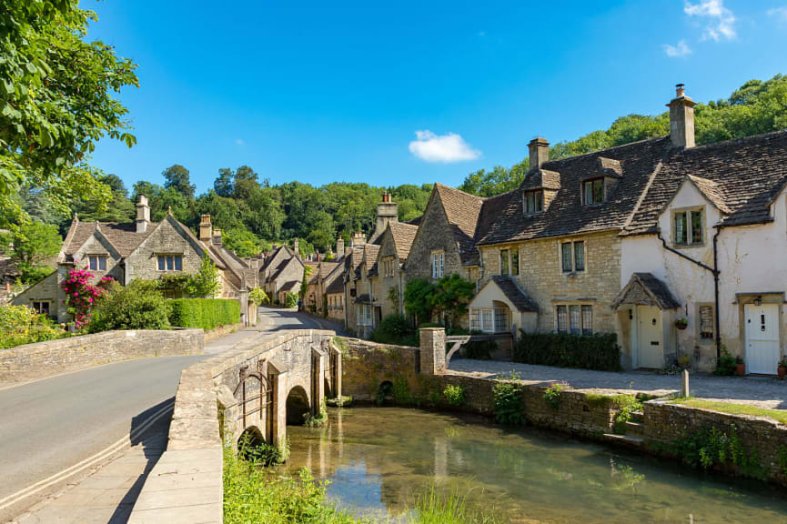 Castle Combe in the Cotswolds