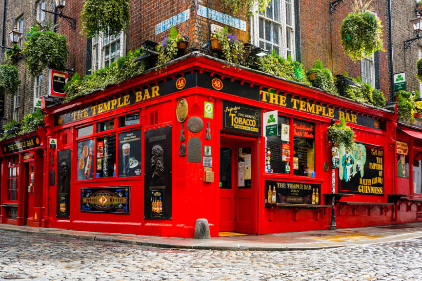 The Temple Bar in Dublin