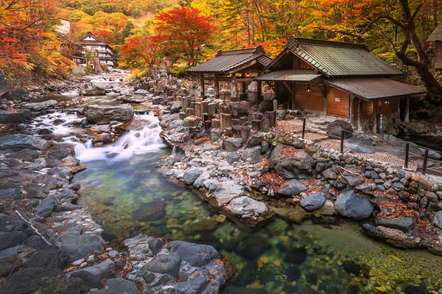 Jozankei Onsen in Hokkaido, Japan