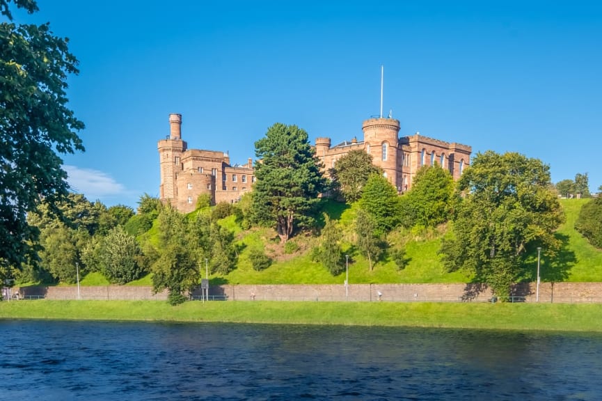 Inverness Castle in Scotland