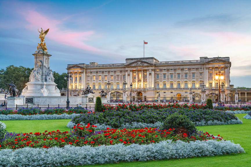 Buckingham Palace in London, England