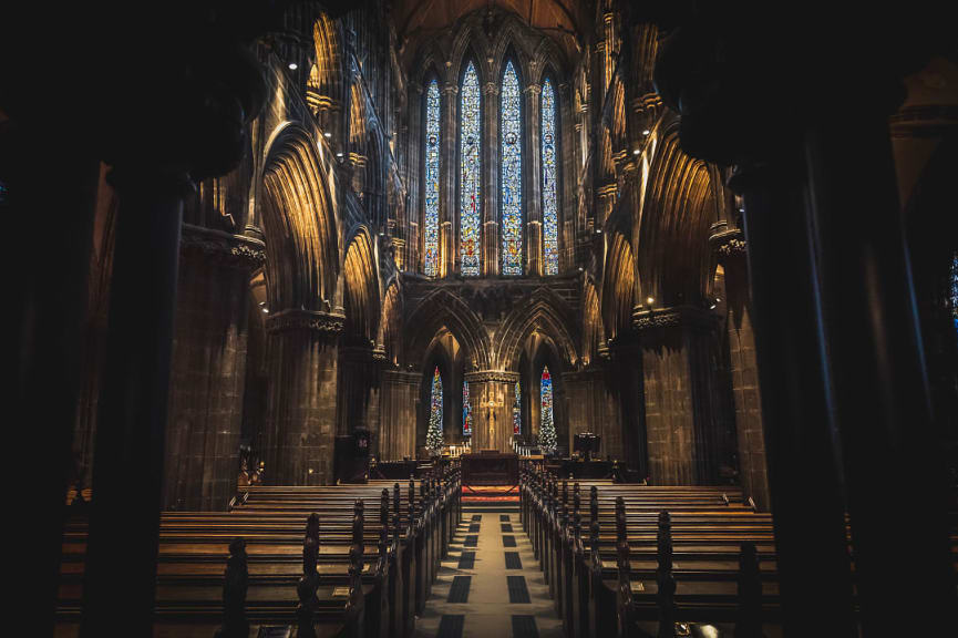 Interior of Glasgow Cathedaral