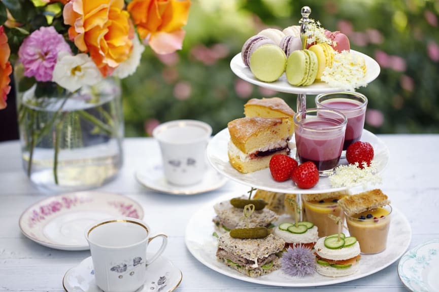 Afternoon tea in England