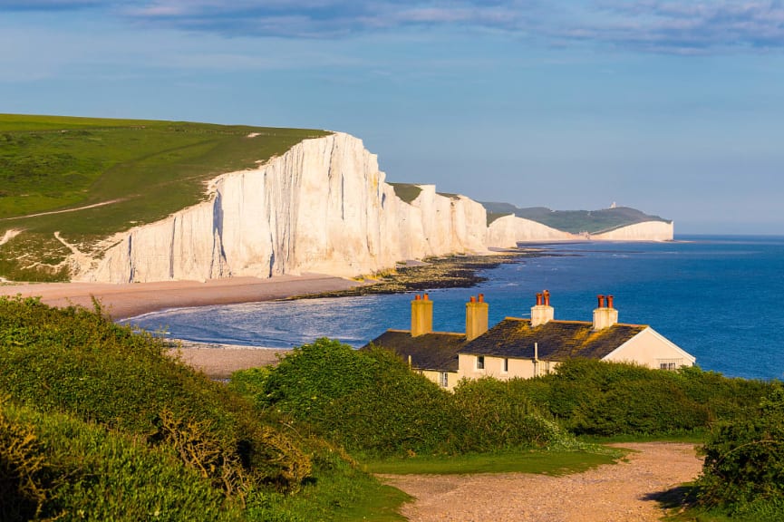 Seven Sisters on the South Coast of England