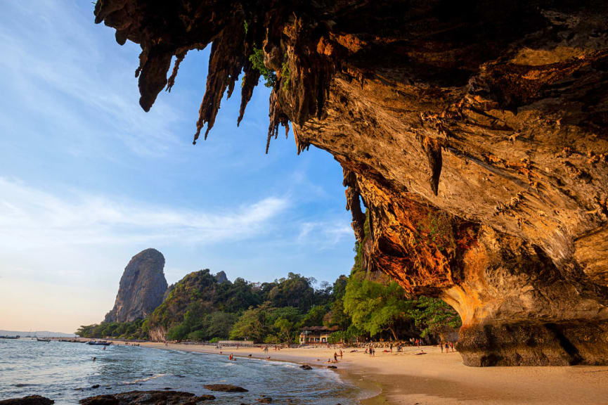 Phra Nang Cave Beach in Krabi, Thailand