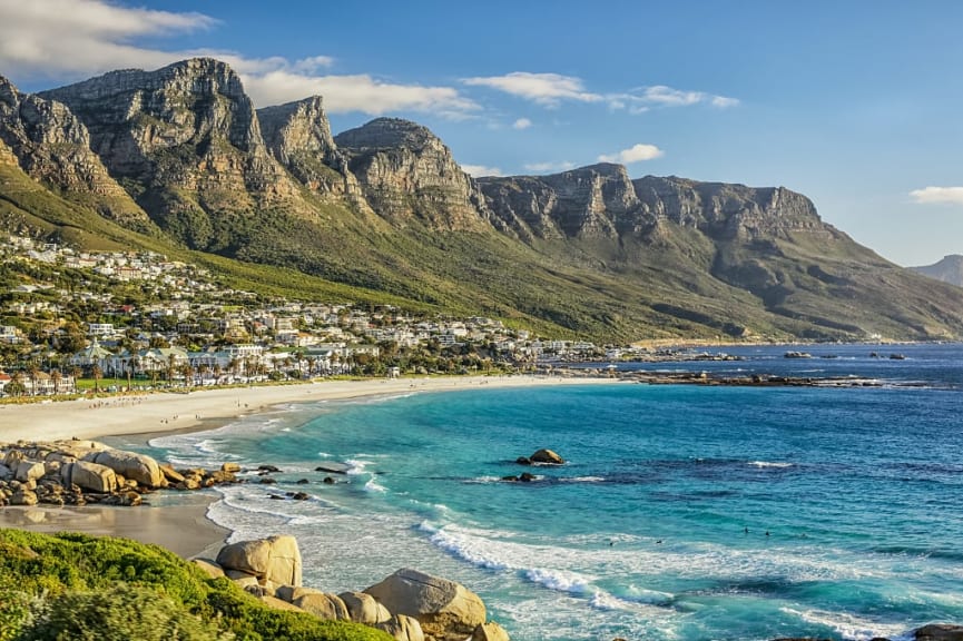 Camp's Bay in Cape Town, South Africa