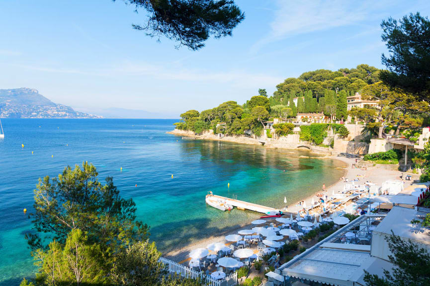 Paloma beach  Cap Ferrat peninsula