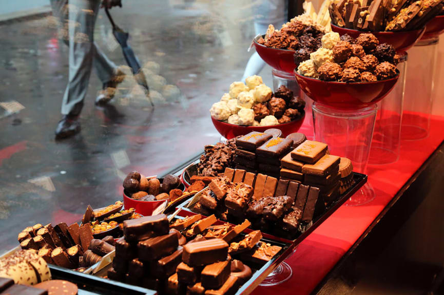 Gourmet patisserie in Paris, France