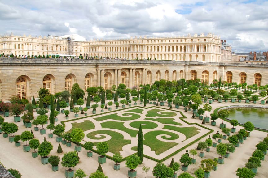 Palace Versailles in Paris, France