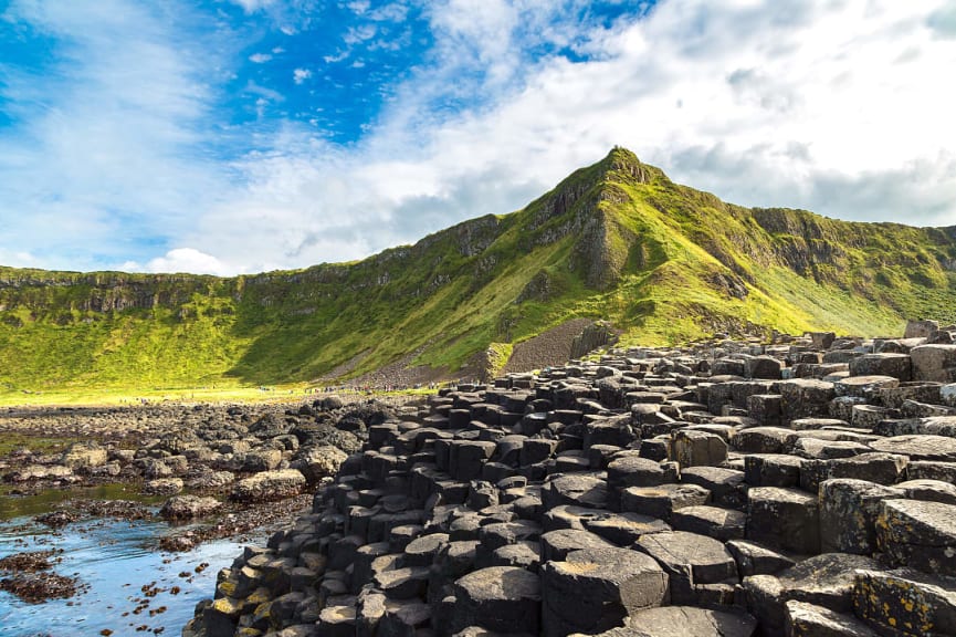 The Giant's Causeway in County Antrim, Northern Ireland