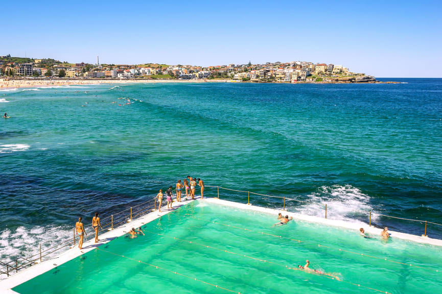 Bondi Beach in Sydney, Australia