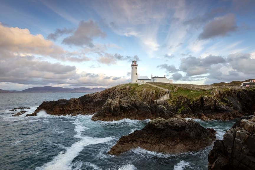 Fanad Head Lighthouse in Donegal, Ireland