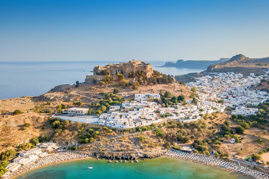 Lindos on Rhodes Island, Greece