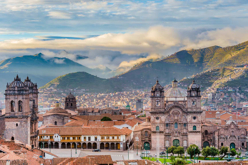 Plaza de Armas in Cusco, Peru