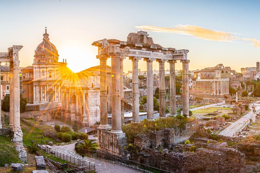 Roman Forum in Rome, Italy