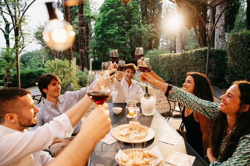 Wine tasting tour in Chianti, Italy. 