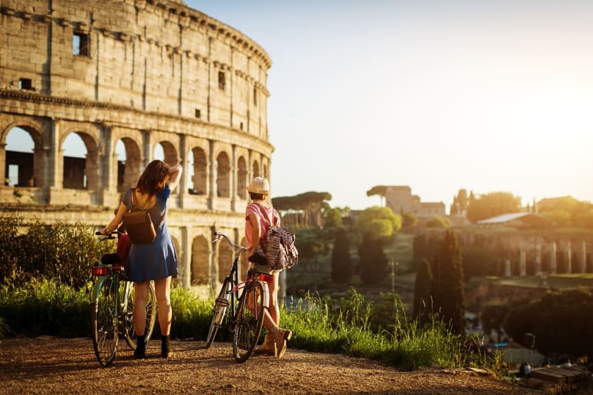 The Colosseum in Rome, Italy
